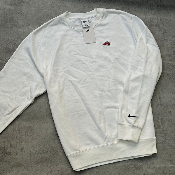 Moletom Nike Air Max one - branco
