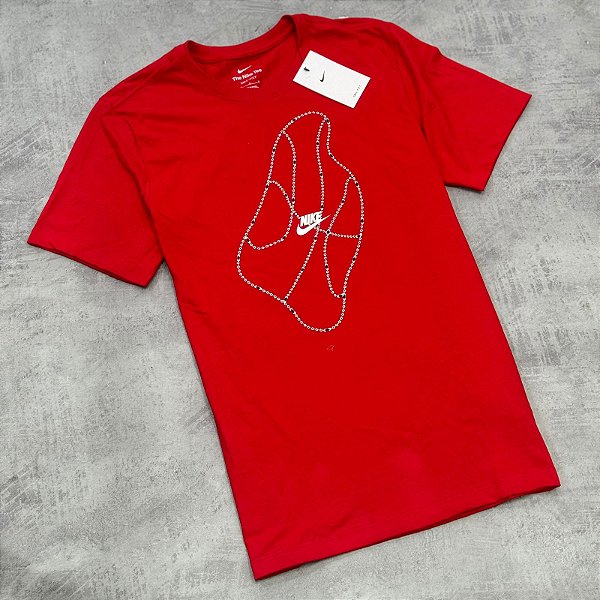 Camiseta Nike Dri-fit Basketball dv9712-657 - vermelho