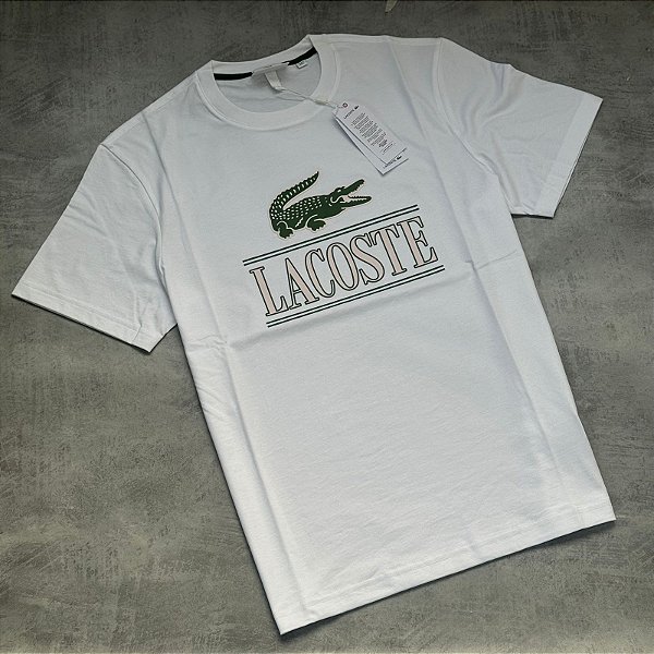 Camiseta Lacoste Since-Branca