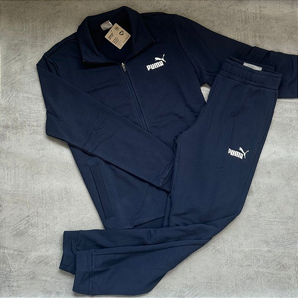 Conjunto Puma  Clean - Azul marinho