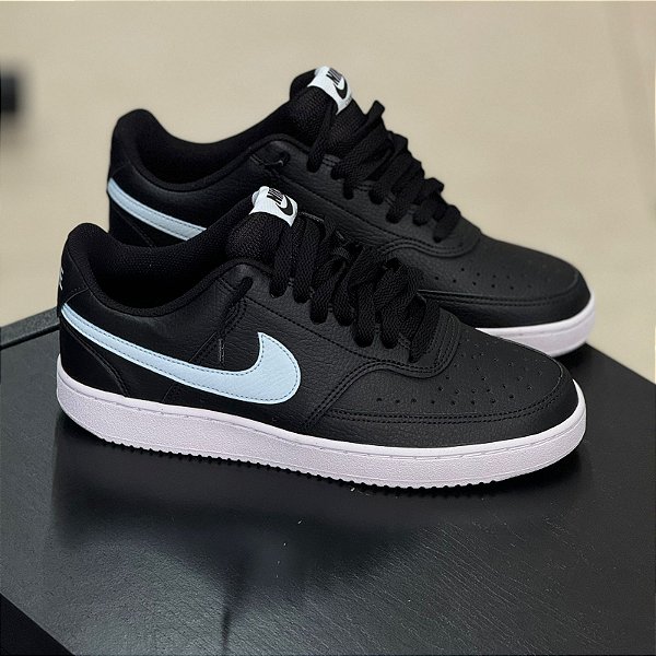 Tênis Nike Court Vision Low - Brack +Blue
