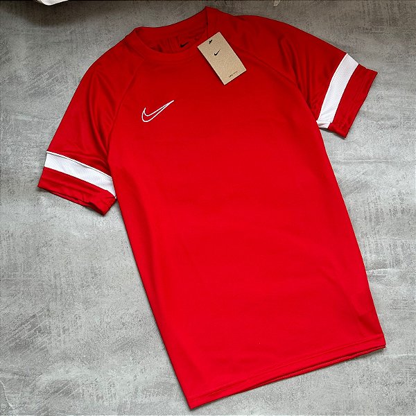 Camiseta Nike  Dry Fit Academy Vermelha Masculino
