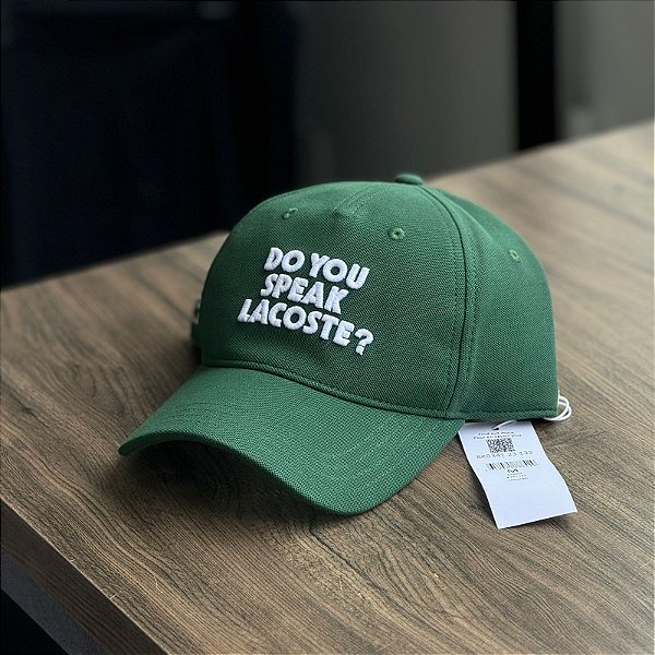Boné Lacoste pique "DO YOU SPEAK LACOSTE "