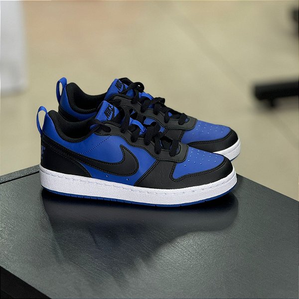 Tênis Nike Court Borough Low- Azul+preto