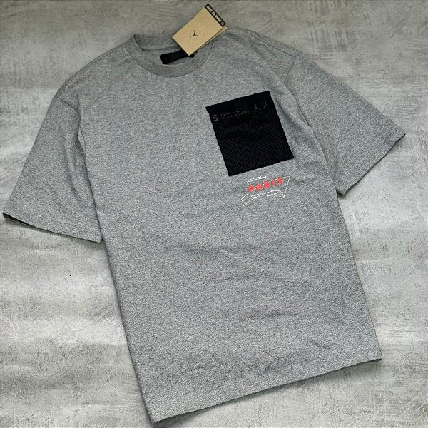 Camiseta Jordan PSG Pocket Men's Grey