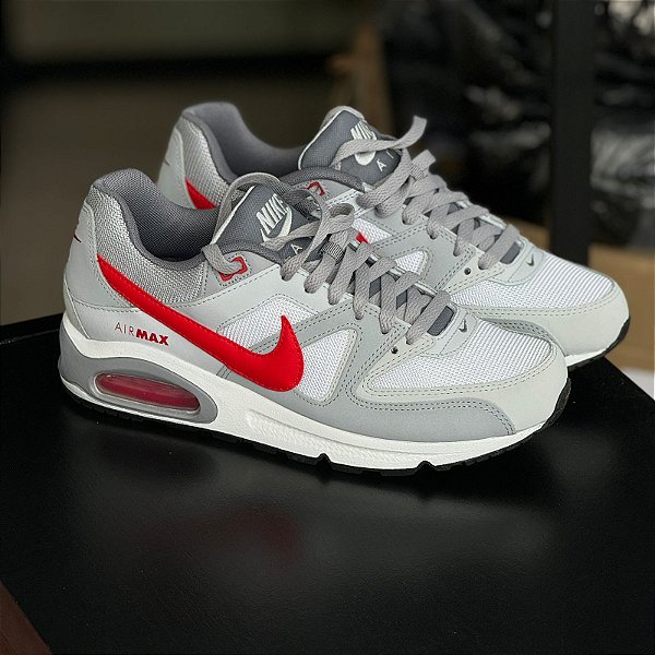 Tênis Nike Air Max Command - Cinza+Vermelho