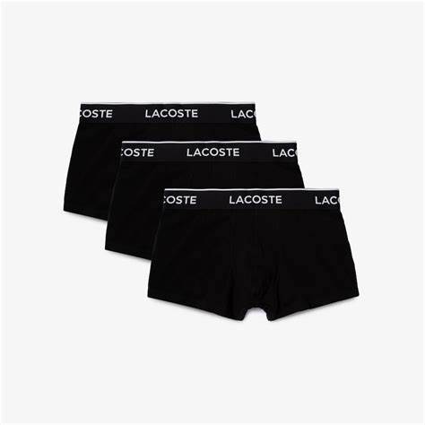 kit 3 Cueca Lacoste Preta - 5H9681-23-031