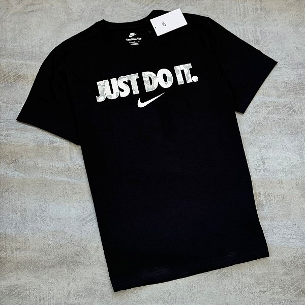 Camiseta' Nike Just Do it ' Preto - HF0485-010