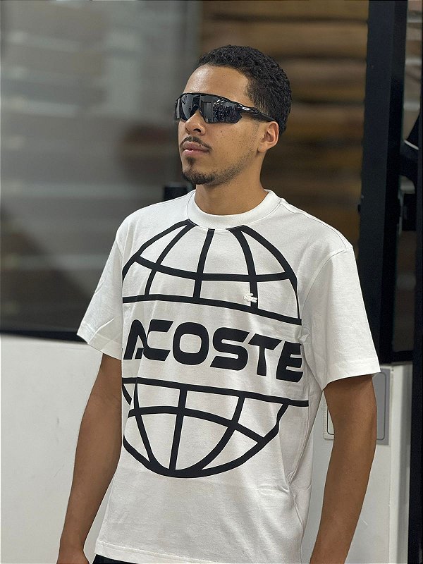 Camiseta Lacoste Global - Branco