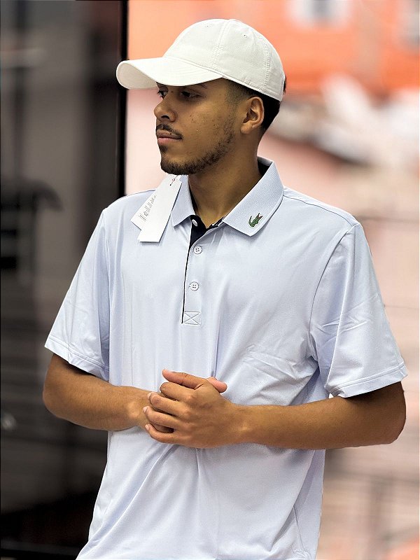 Camisa Polo Lacoste Sport Croco Gola - Azul bb