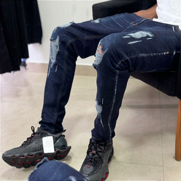 Calça jeans skinny - escura reserva 9300
