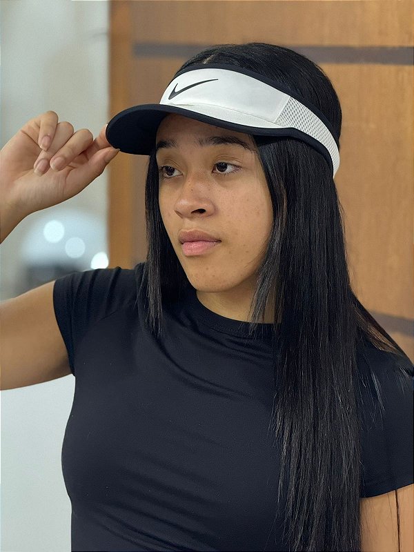Viseira Nike Dri-FIT AeroBill Featherlight Unissex - Branco