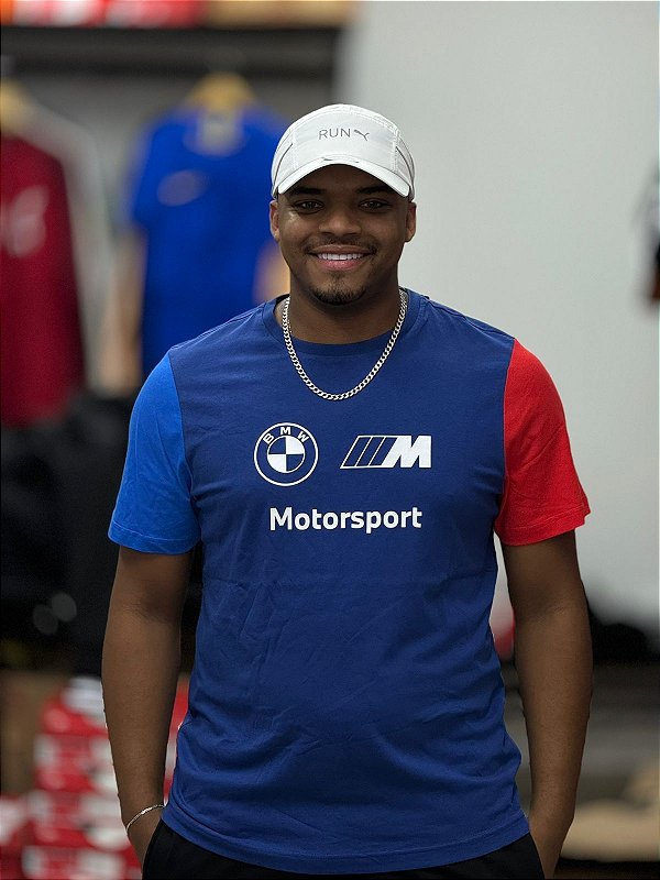 Camiseta BMW M Motorsport ESS Logo Tee -Azul Royal