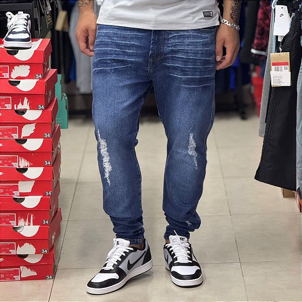 Calça jeans titular- azul marinho