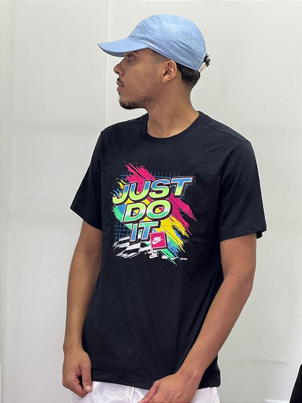 Camiseta Nike Just Do It Preto fj2110-010