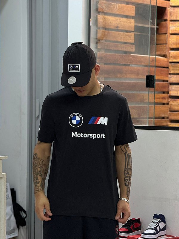 Camiseta Puma BMW Motorsport- Preto