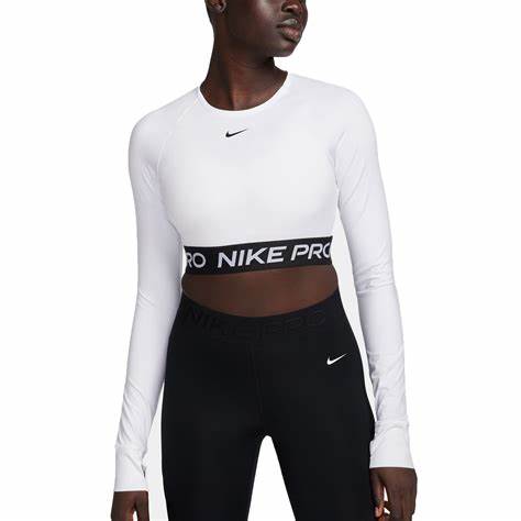 Camiseta Nike Pro  Dri-FIT Cropped Long-Sleeve fv5484-100