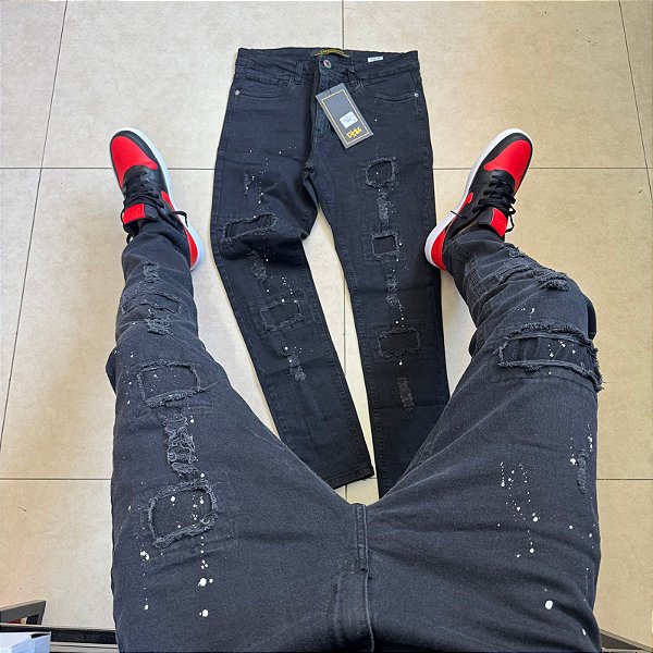 Calça Skinny Premium patch - 0268