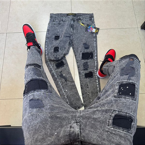 Calça Skinny Premium patch - 0263