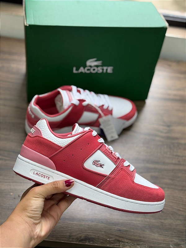 Tênis Lacoste court cage- Pink Wht