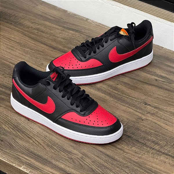 Tênis Nike Court vision - Preto+vermelho