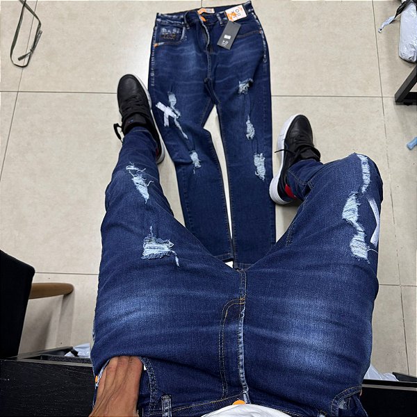 Calça Jeans Brow x AZUL