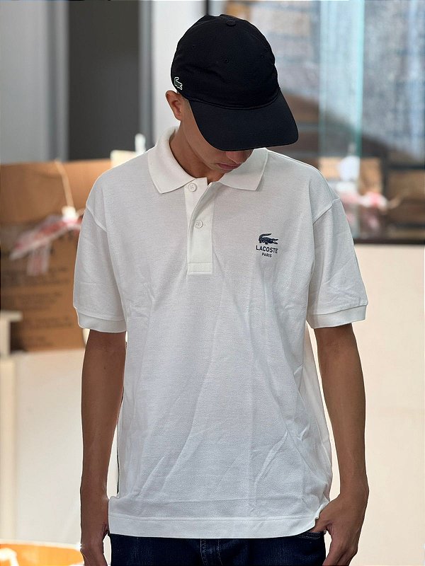 Polo Lacoste Paris- Branco