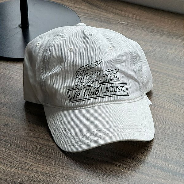 Boné Lacoste Le Club branco - RK6005-23-70V