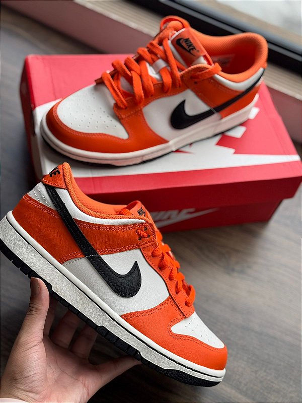 Tenis Nike Dunk- Laranja+Preto