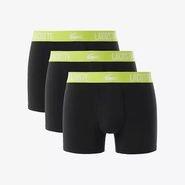 Cuecas Trunk 3-Pack em Microfibra - Preto/Verde