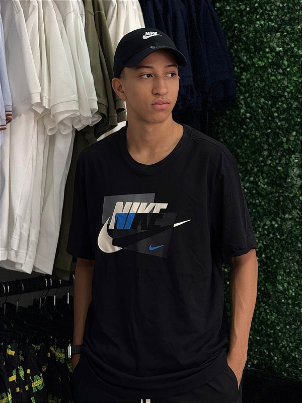 Camiseta Nike Sportwear Hombre- Preta