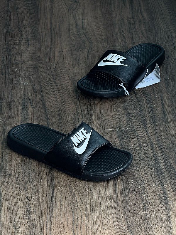 Chinelo slide Nike- Preto