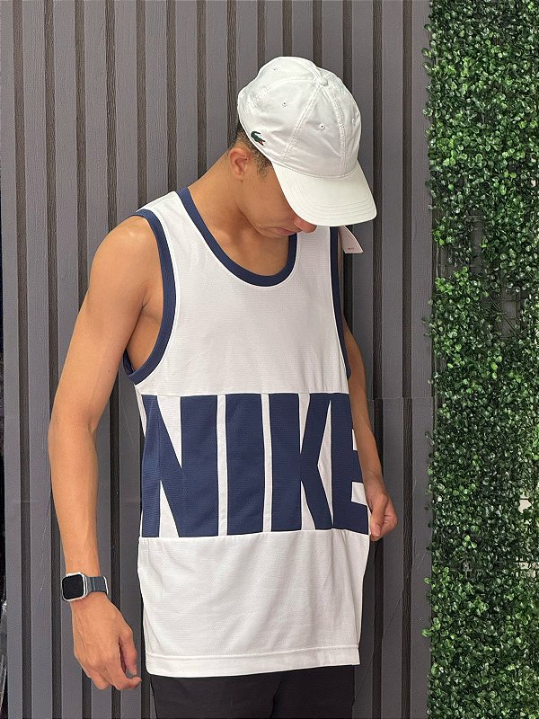 NWT Nike Dri-FIT Classic Basketball Jersey White-Blue