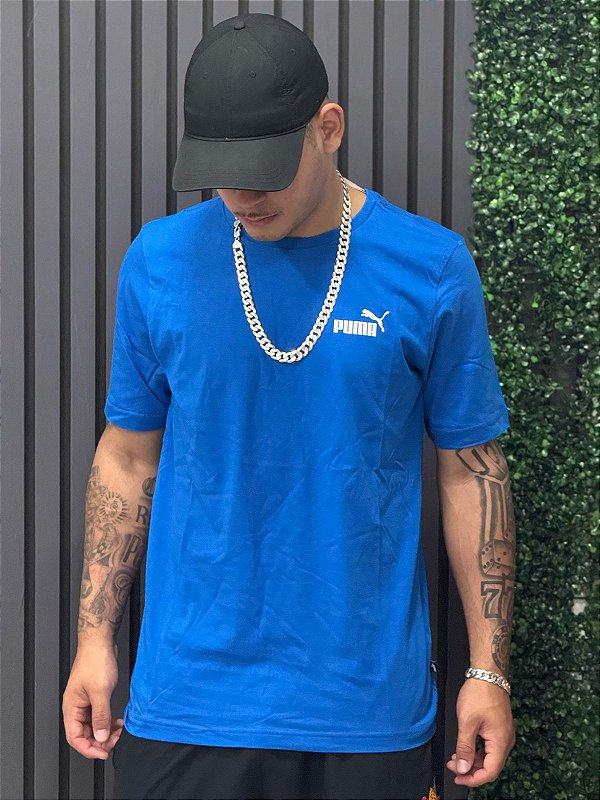 Camiseta Puma Basic-Azul Royal