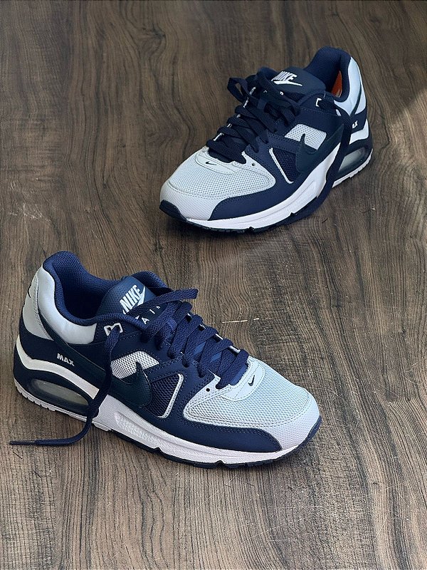 Tenis Air Max Command 'Pure Platinum Navy