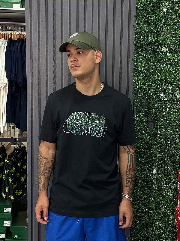 Camiseta Nike Masculina Dri- fit just do it- Preta
