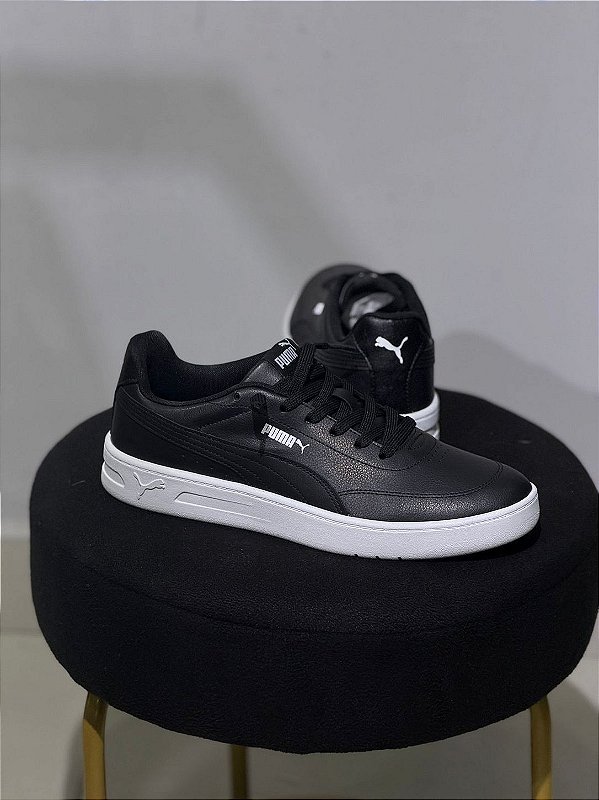 Tênis Court Classic Clean BDP- PUMA Black