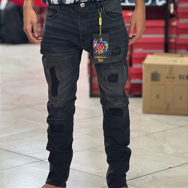 Calça jeans Patch 0036