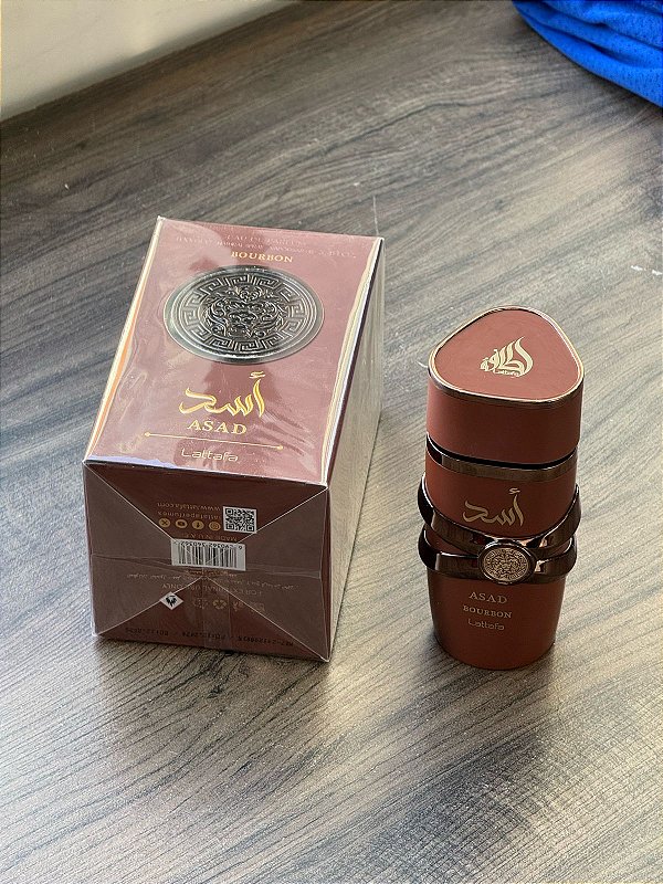 Lattafa Asad Eau de Parfum Bourbon- Perfume Masculino 100ml