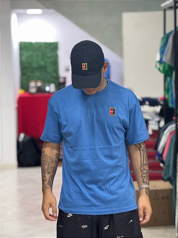 Camiseta Nike Court Loose Fit Azul