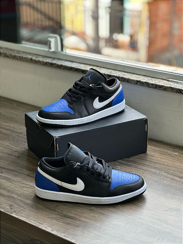 Air Jordan 1 Low- Black/Royal