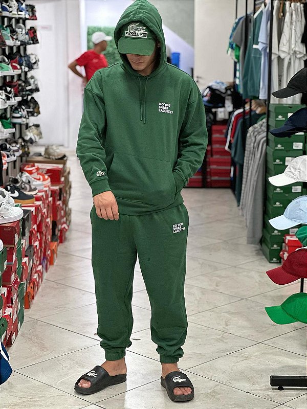 Conjunto "Do You Speak Lacoste" - Verde