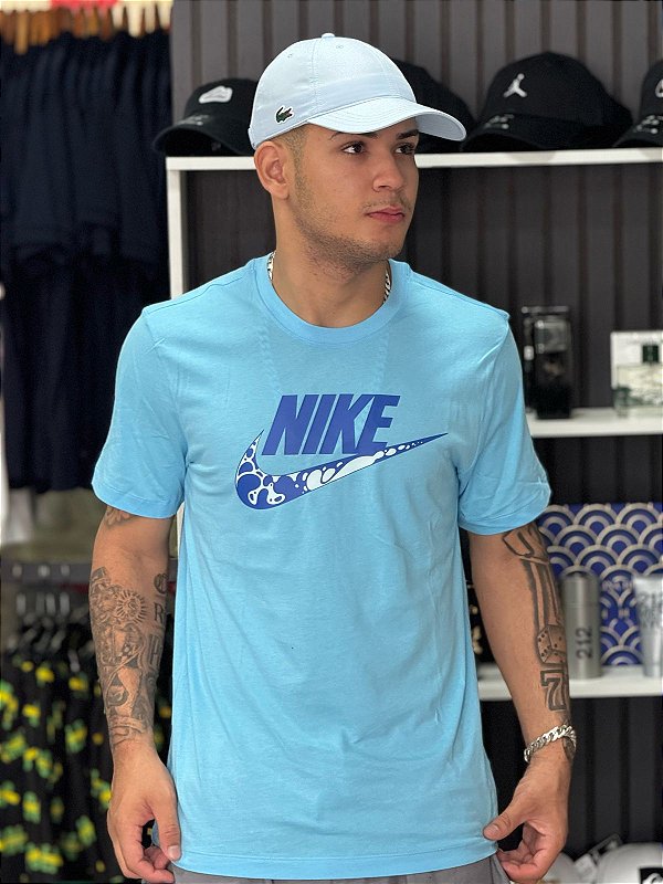 Camiseta Nike Sportwear Azul Claro HQ0832-409