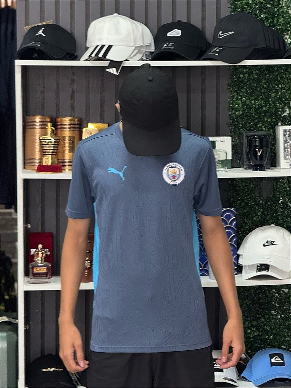 Camisa Treino Manchester City Masculina | Azul
