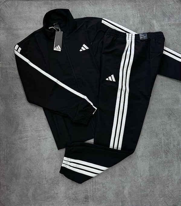 Conjunto Adidas Sportwear Masculino - Preto