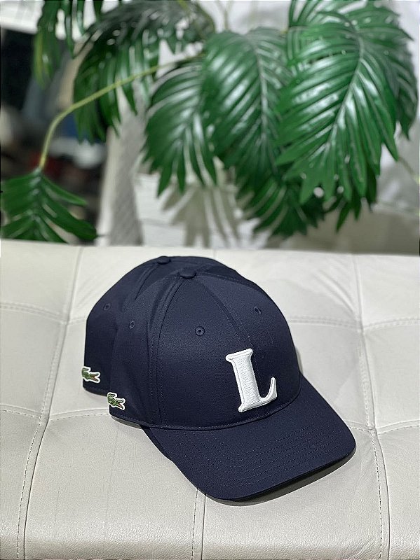 Boné Lacoste "L" Azul Marinho