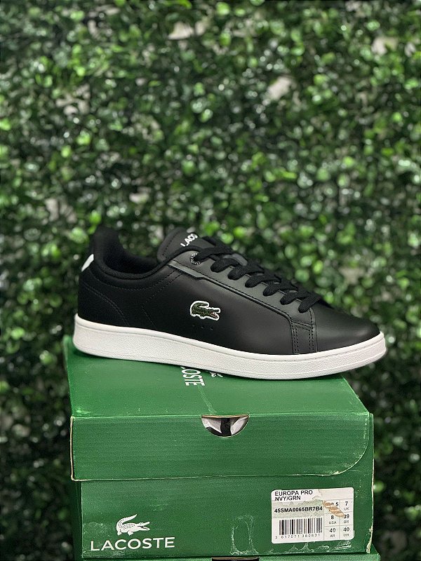 Tênis Lacoste Carnaby Preto  - 44sfa0005br312