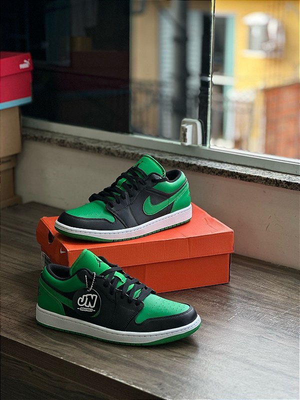 Tenis Jordan 1 Low Lucky Green