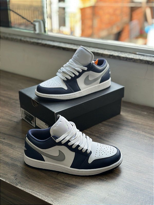 Tenis Air Jordan 1 Low Midnight Navy