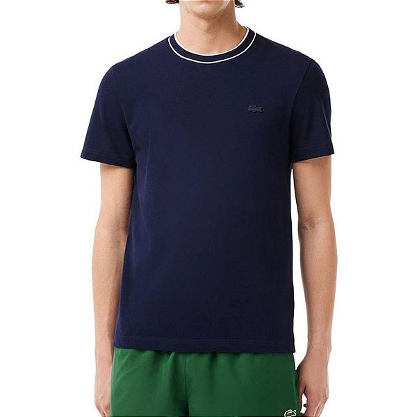 CAMISETA MASCULINA LACOSTE AZUL MARINHO - TH8174-23-166